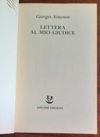 Lettera al mio giudice - di Georges Simenon