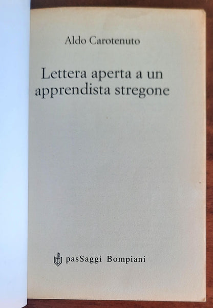 Lettera aperta ad un apprendista stregone - Bompiani