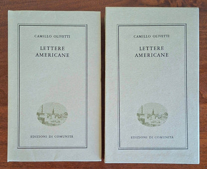 Lettere americane - Camillo Olivetti - Ediz. Di Comunità - 1968 (dicembre)