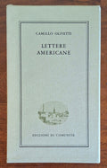 Lettere americane - Camillo Olivetti - Ediz. Di Comunità - 1968 (ottobre)