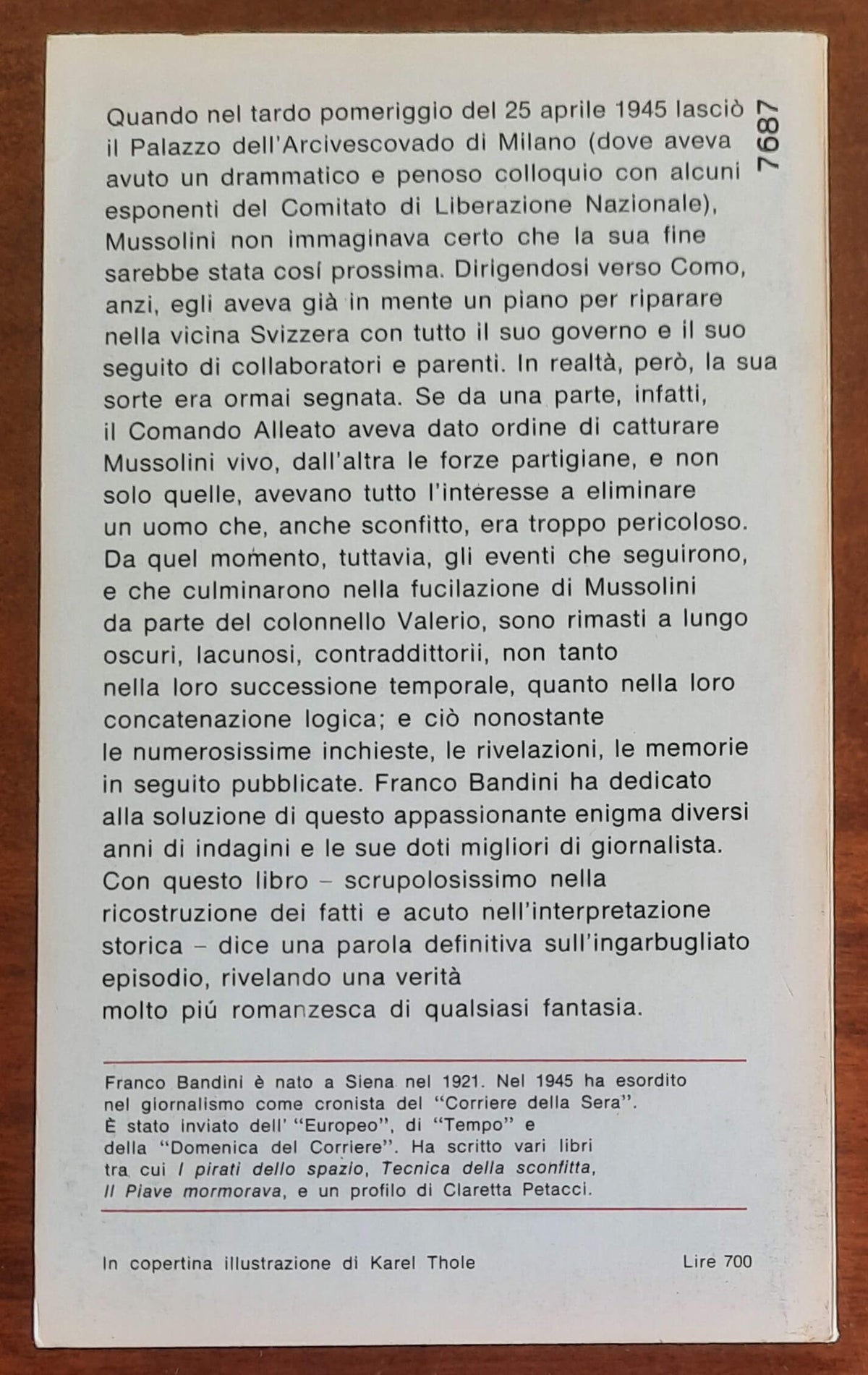 Le ultime 95 ore di Mussolini - Mondadori Oscar