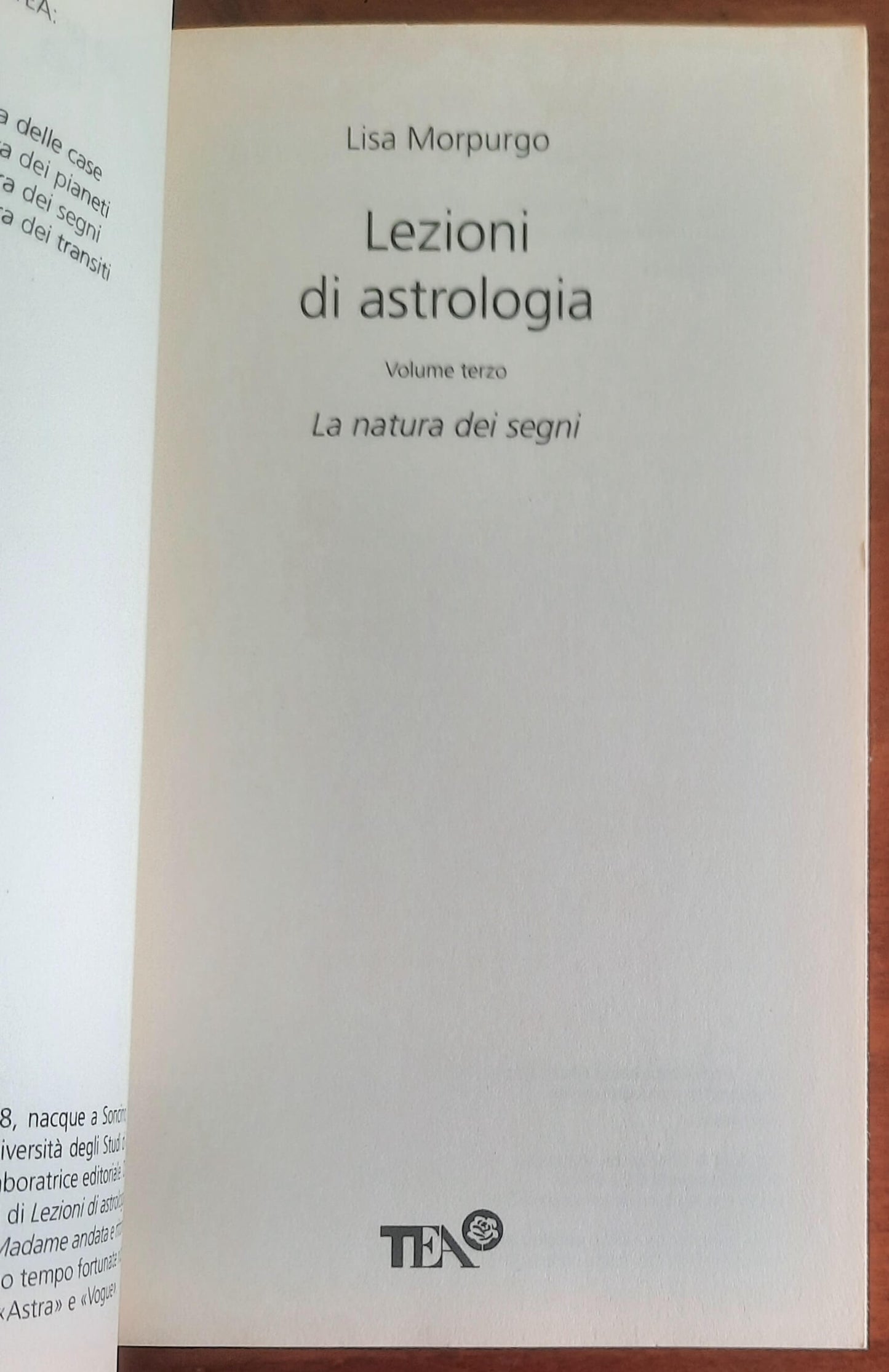 Lezioni di astrologia. Vol. 3 La natura dei segni - Tea