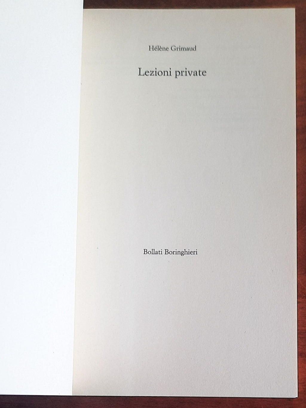 Lezioni private - di Hélène Grimaud