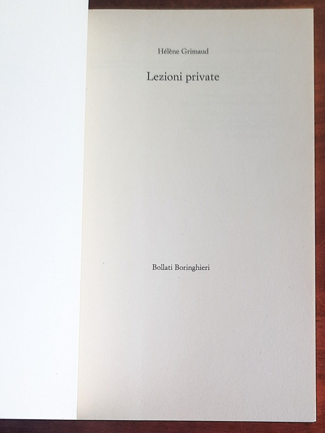 Lezioni private - di Hélène Grimaud