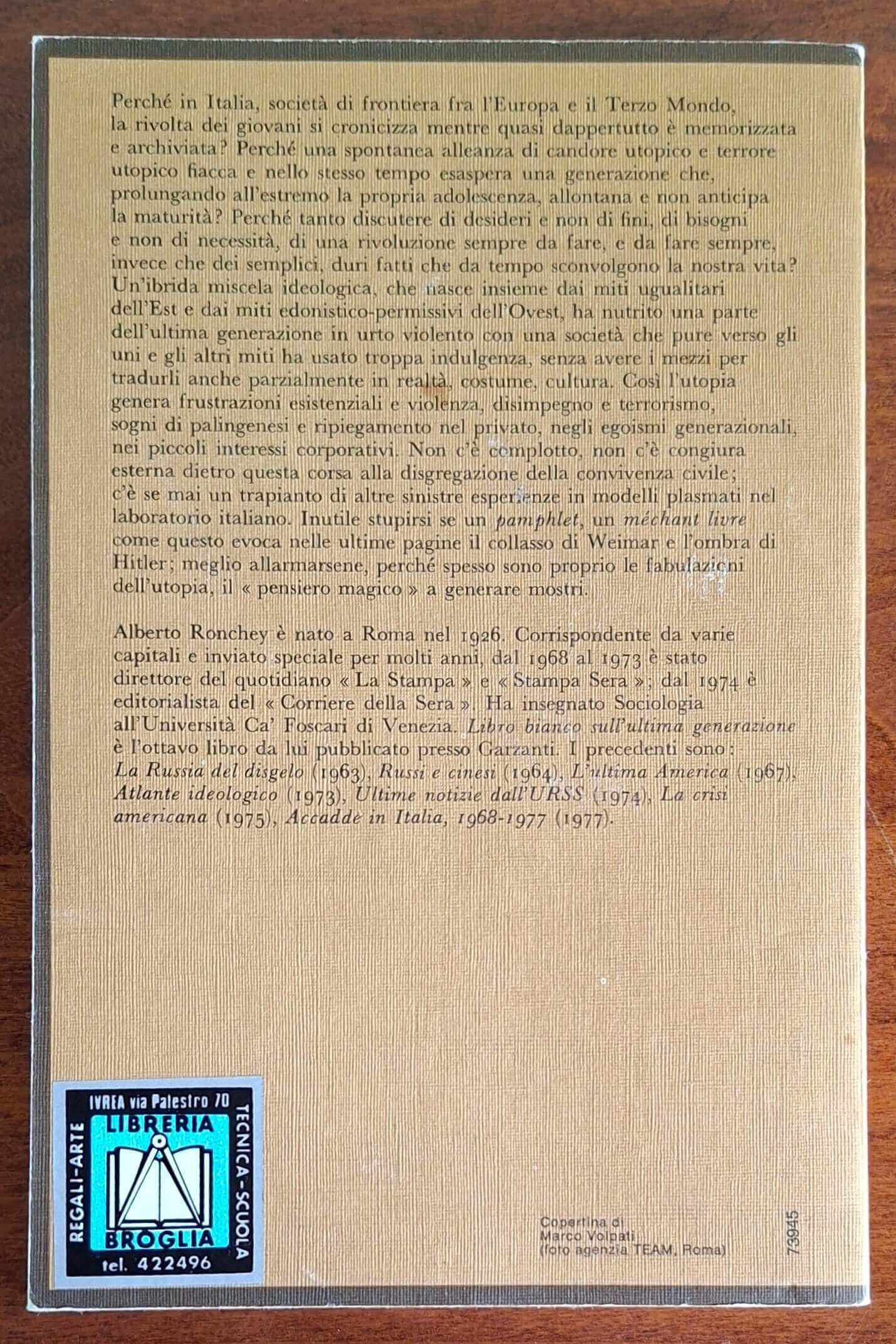 Libro bianco sull'ultima generazione. Tra candore e terrore le colpe verso i ventenni
