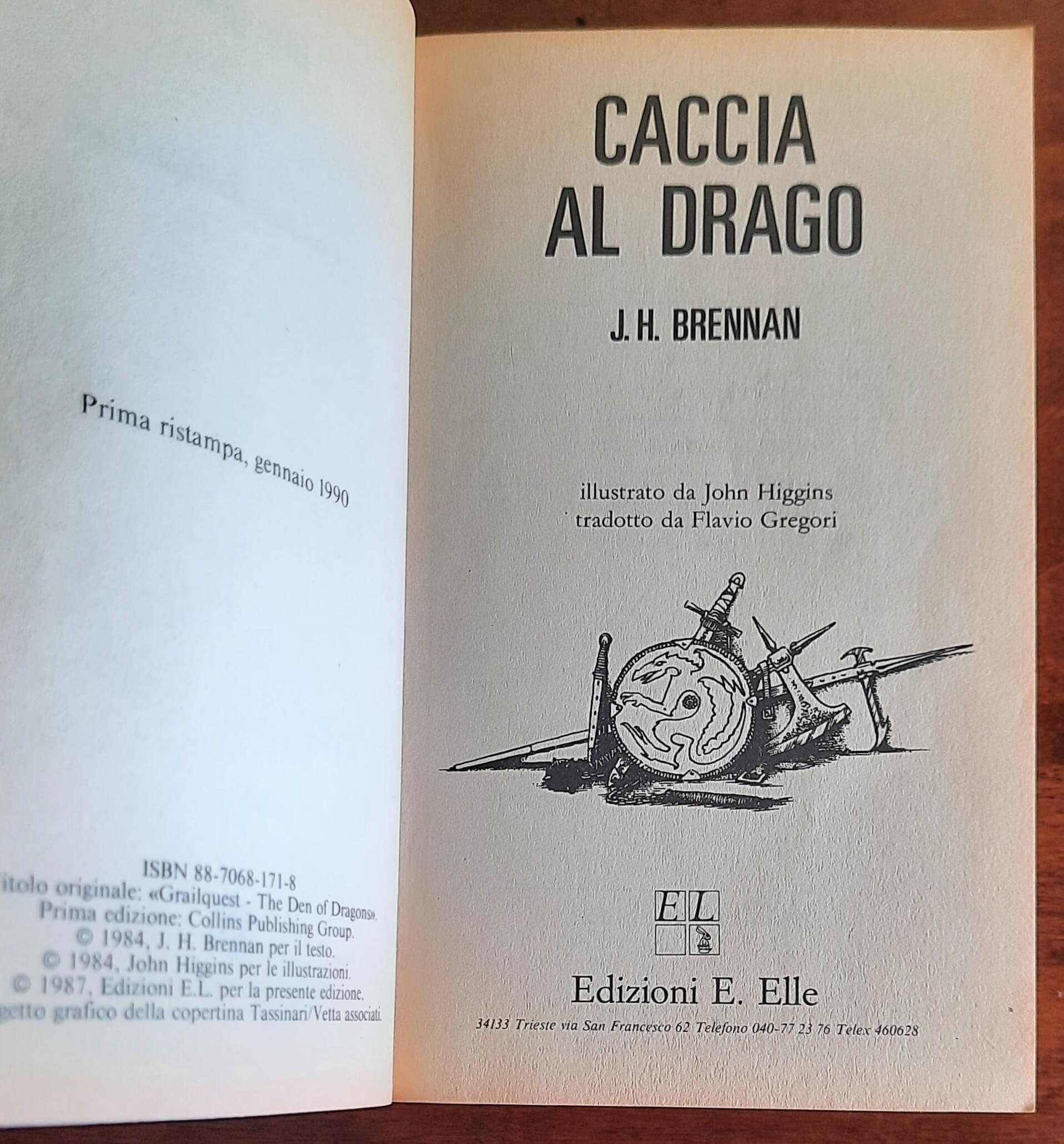 Librogame: Caccia al drago (Alla corte di re Artù) - 1990