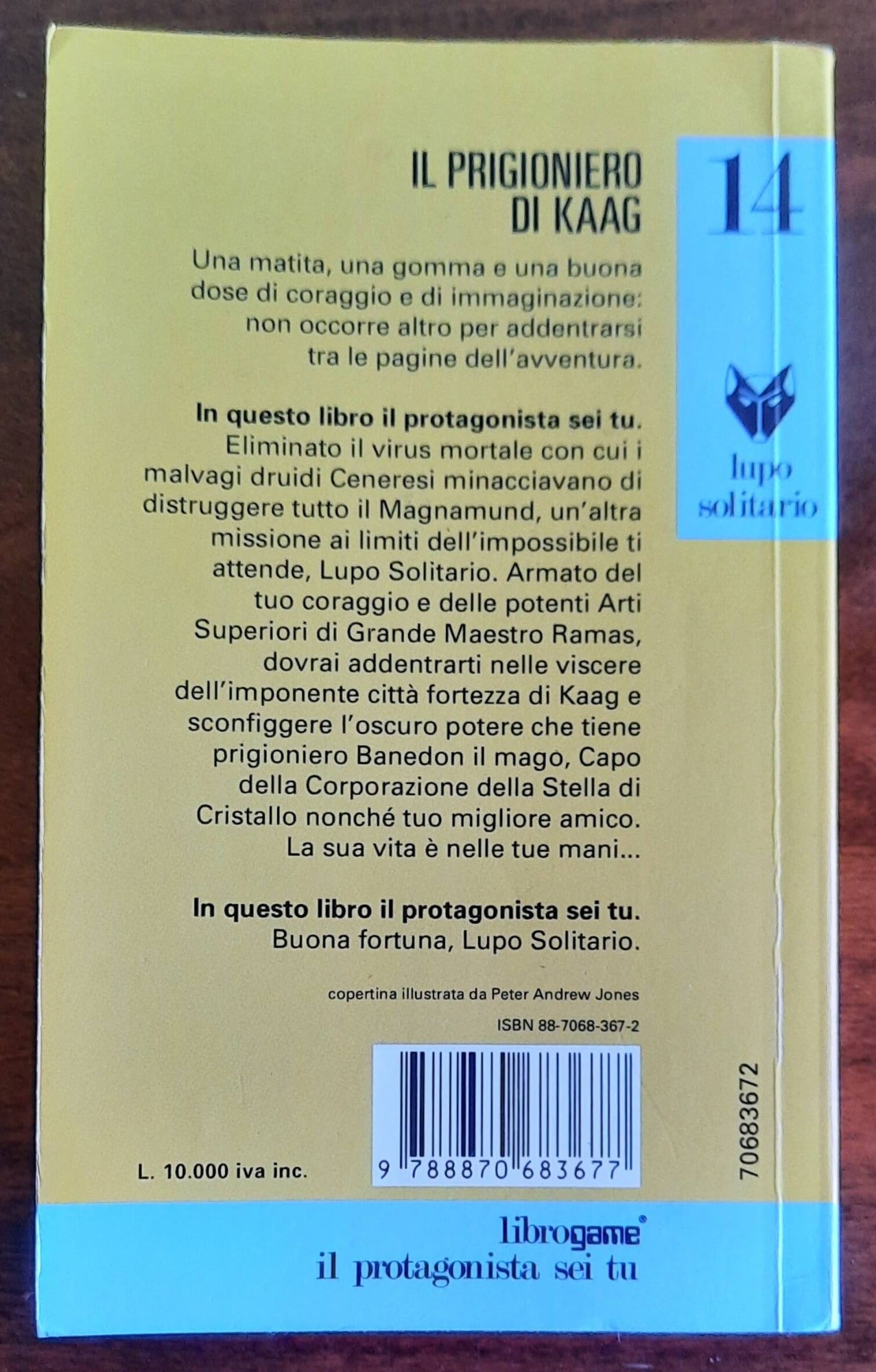 Librogame: Il prigioniero di Kaag (Lupo Solitario) - 1992