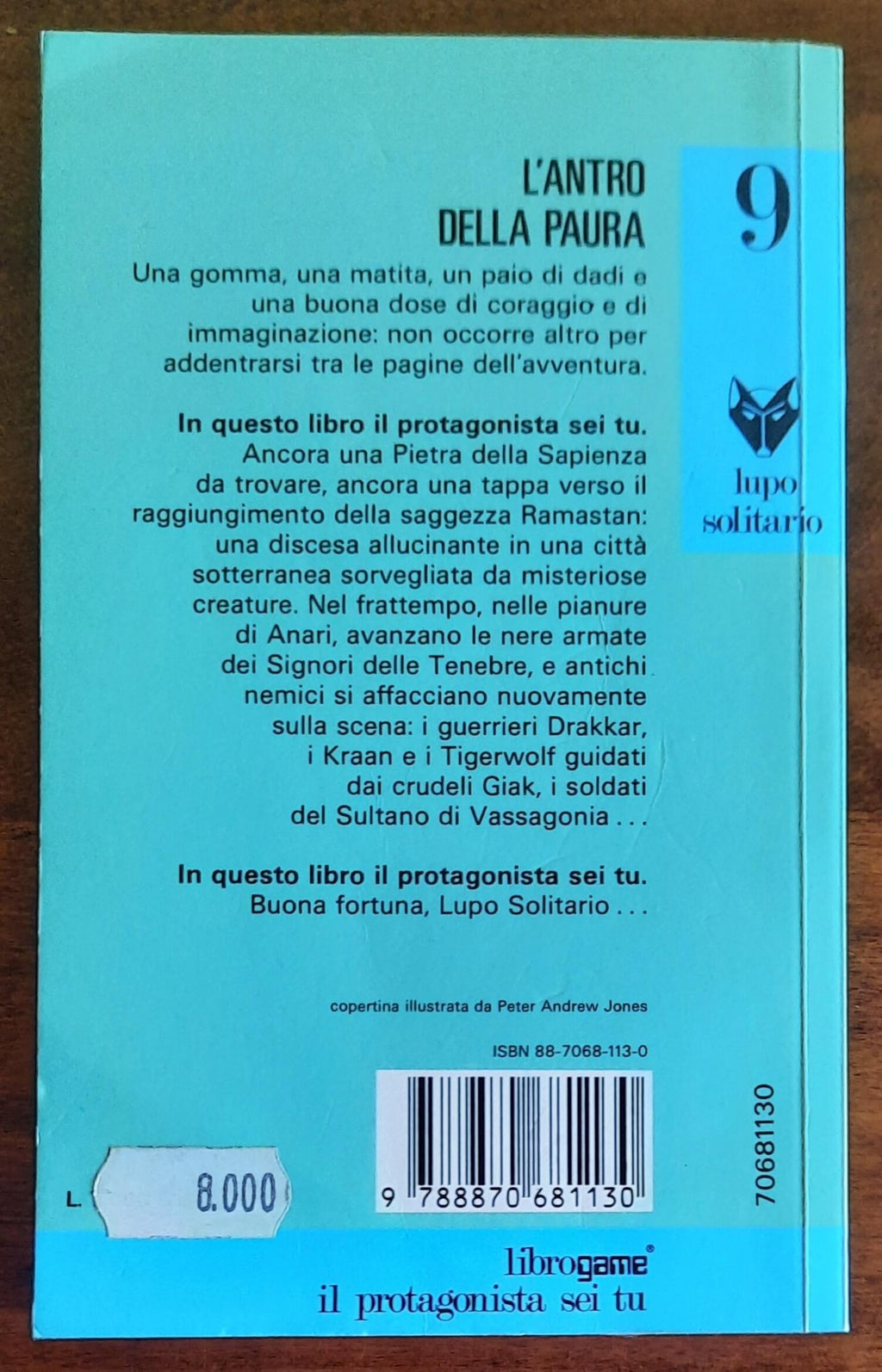 Librogame: L’antro della paura (Lupo Solitario) - 1989