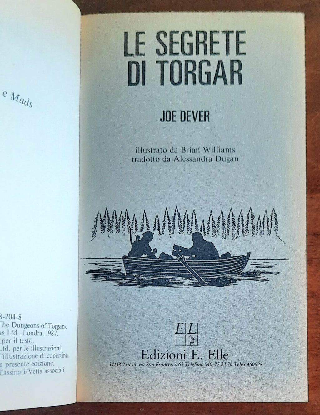 Librogame: Le segrete di Torgar (Lupo Solitario) - 1989