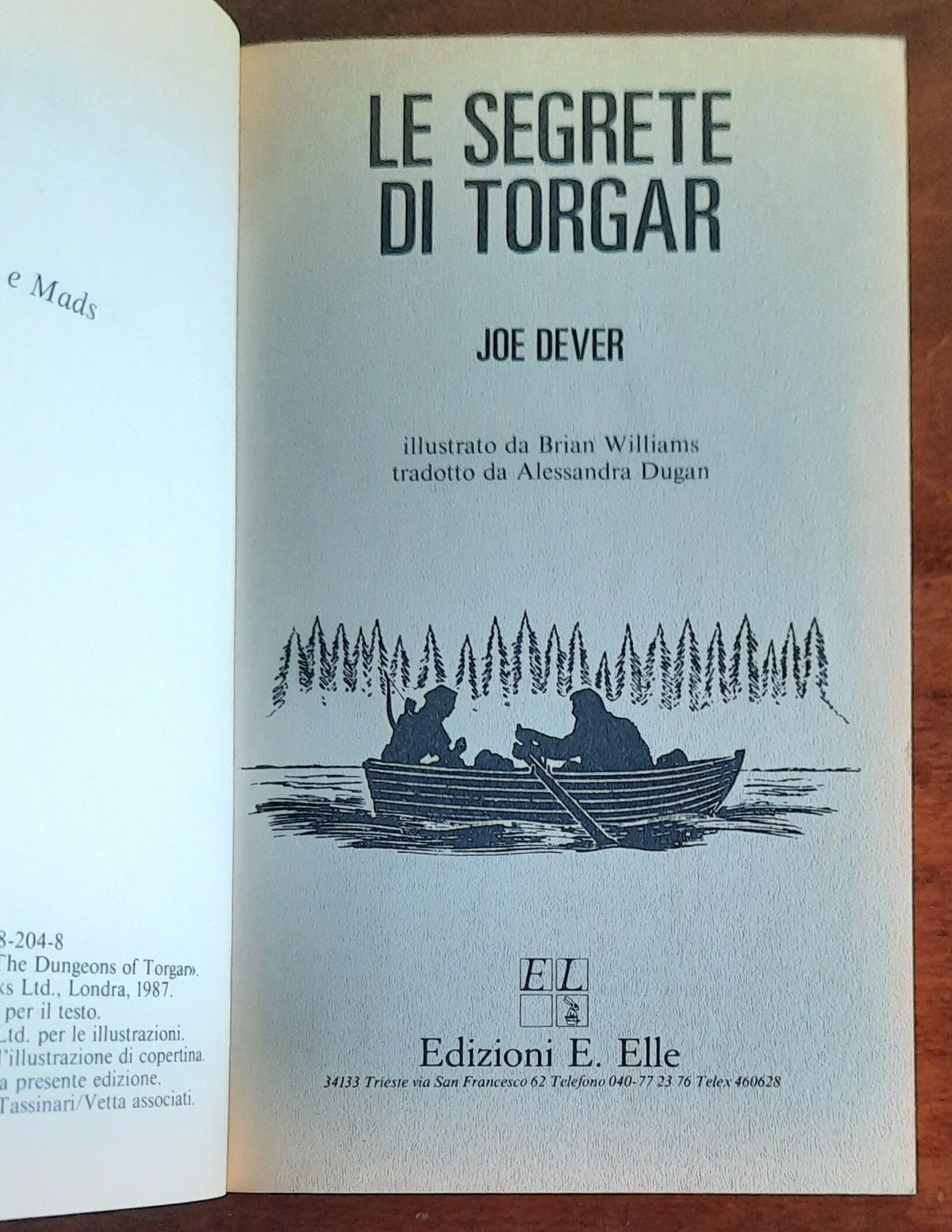 Librogame: Le segrete di Torgar (Lupo Solitario) - 1989
