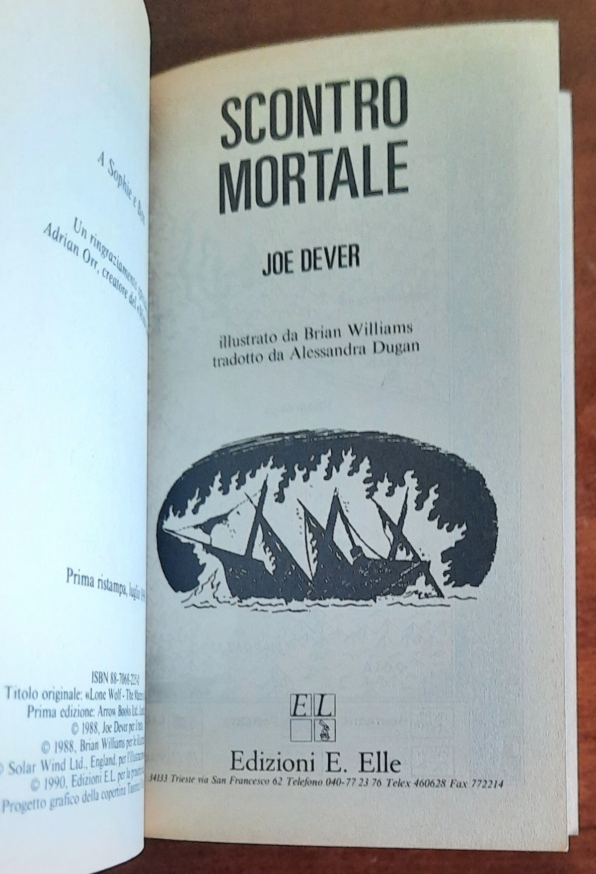 Librogame: Scontro mortale (Lupo Solitario) - 1990