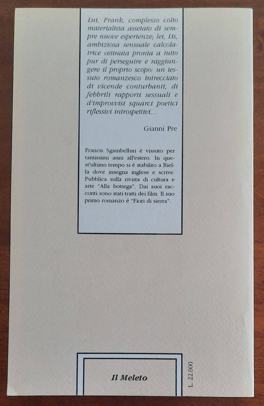 Lis Finn - di F. Sgambelluri - 1994 - Libreria Biellese