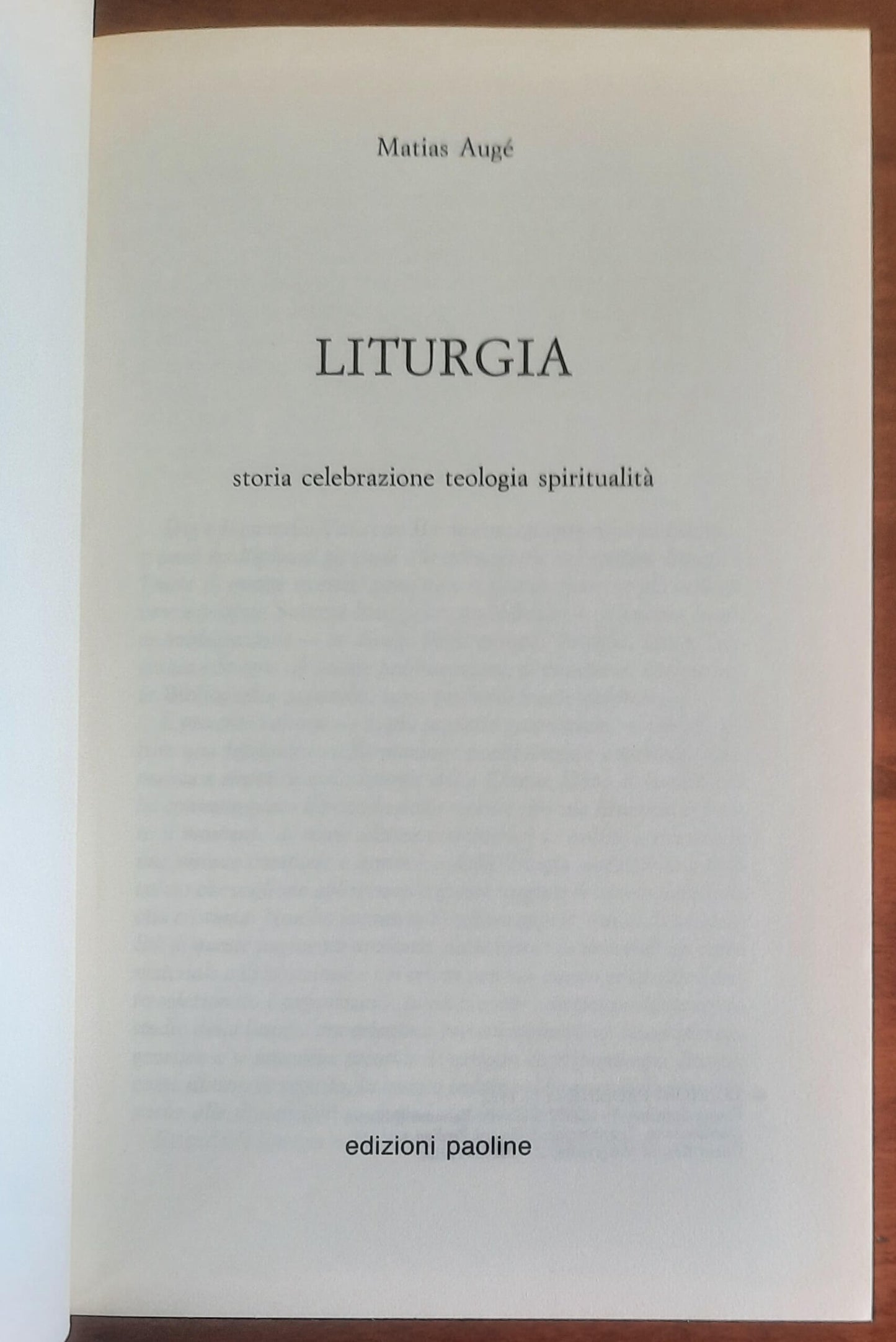 Liturgia. Storia, celebrazione, teologia, spiritualità - Edizioni Paoline
