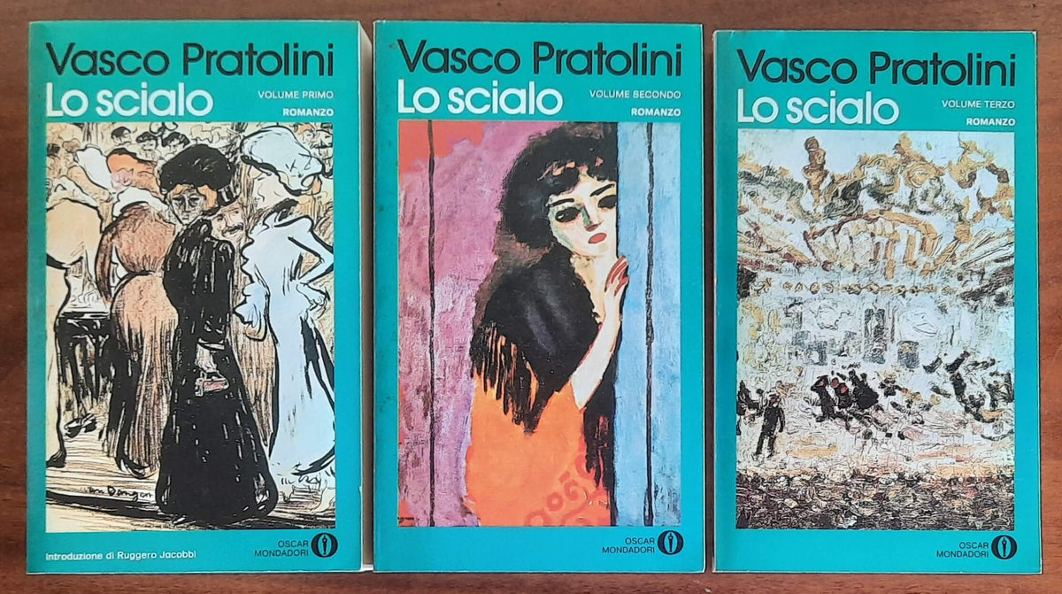Lo scialo - di Vasco Pratolini - Mondadori Oscar - 3 vol.