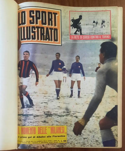 Lo sport illustrato - 1961 - 51 riviste - in 2 vol. - La Gazzetta Dello Sport