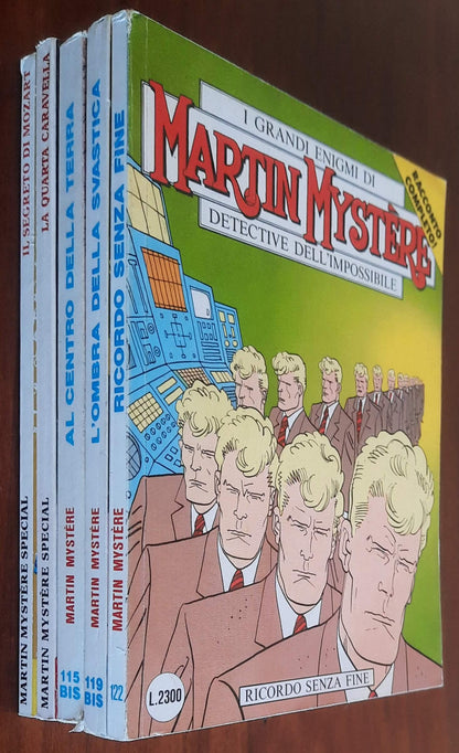 Lotto 5 fumetti I Grandi Enigmi di Martin Mystere - Sergio Bonelli Editore
