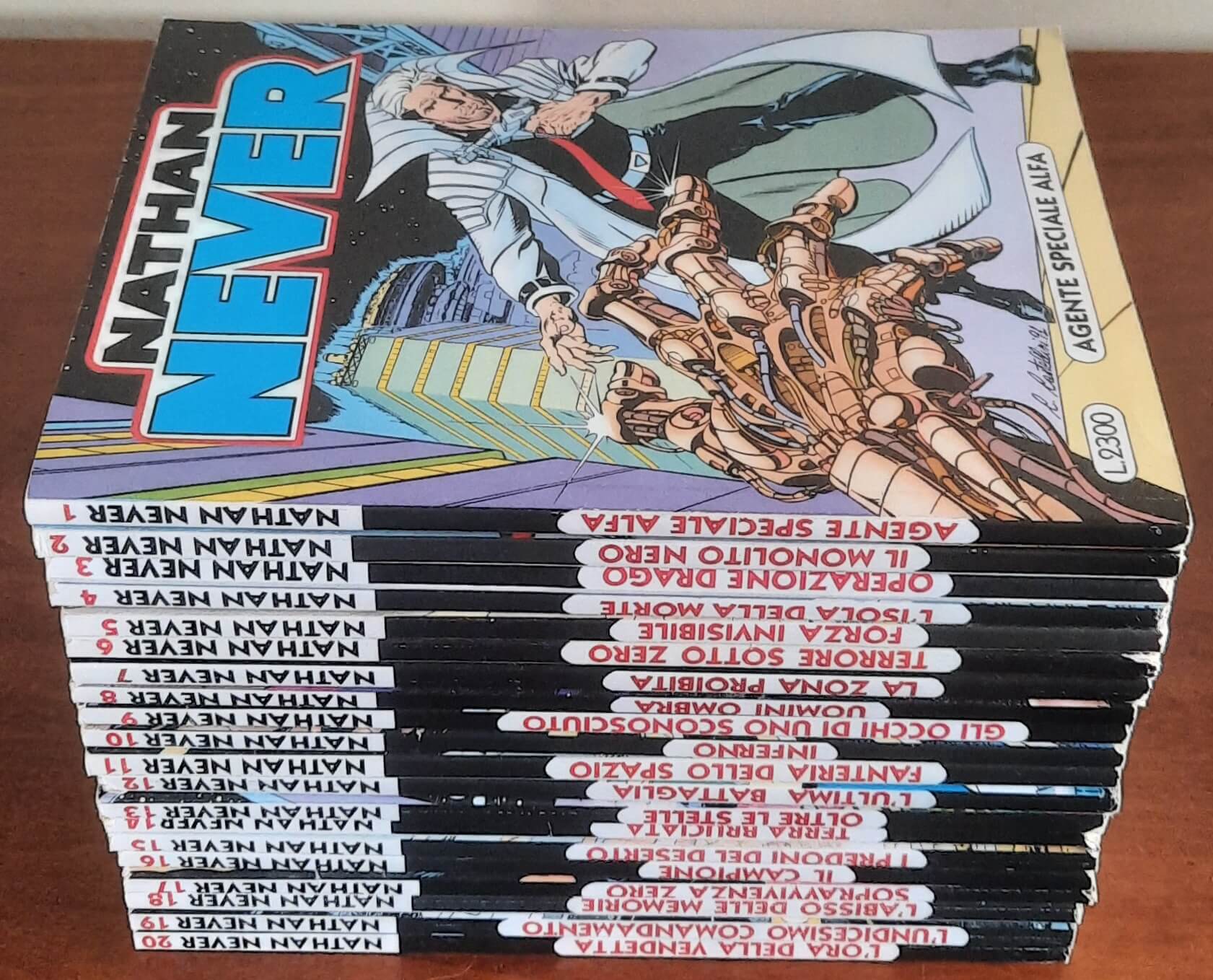 Lotto fumetti Nathan Never dal n. 1 al n. 47 - Sergio Bonelli Editore