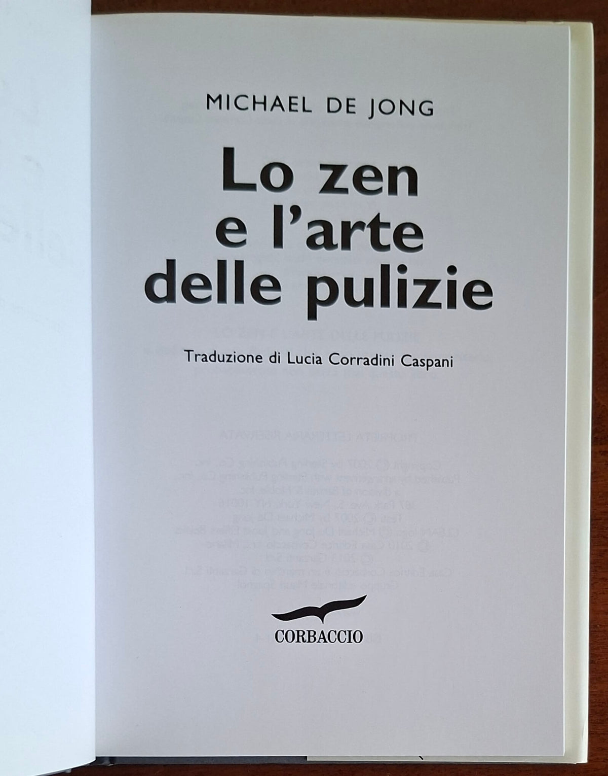 Lo zen e l'arte delle pulizie - Michael De Jong - Corbaccio