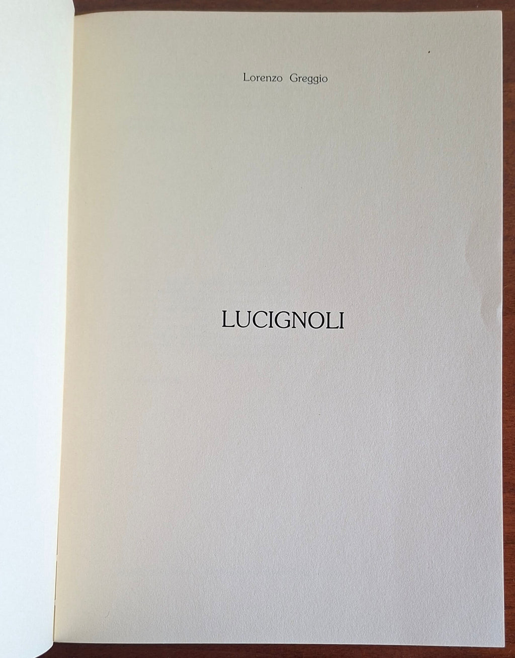 Lucignoli - di Lorenzo Greggio - Tipografia Elle.esse