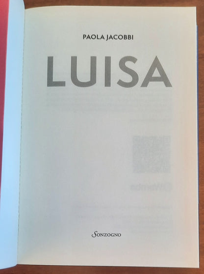 Luisa - di Paola Jacobbi - Sonzogno