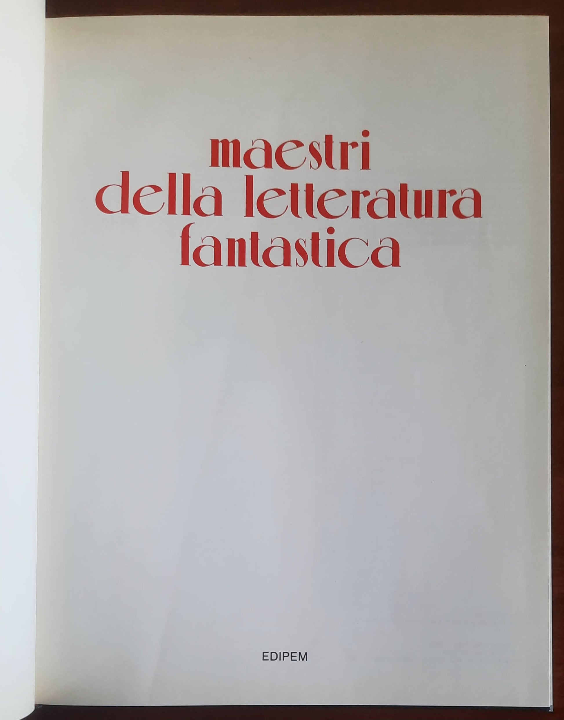Maestri della letteratura fantastica - Edipem