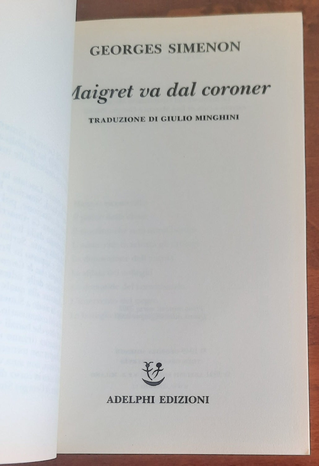 Maigret va dal coroner - di Georges Simenon