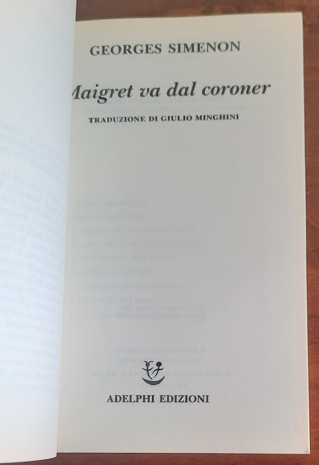 Maigret va dal coroner - di Georges Simenon - Libreria Biellese