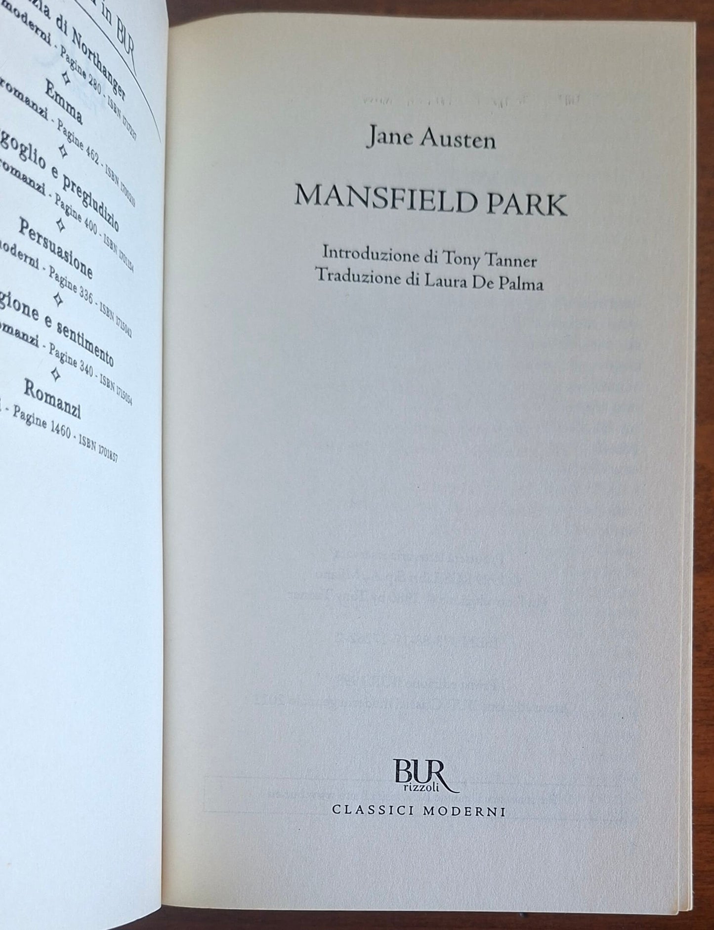 Mansfield Park - Jane Austen - B.U.R.