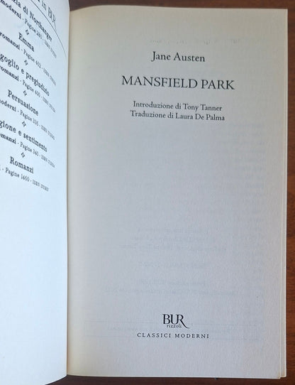 Mansfield Park - Jane Austen - B.U.R.