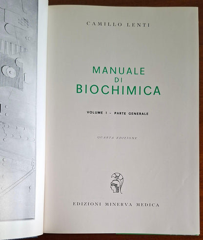 Manuale di Biochimica - in due vol. - Edizioni Minerva Medica