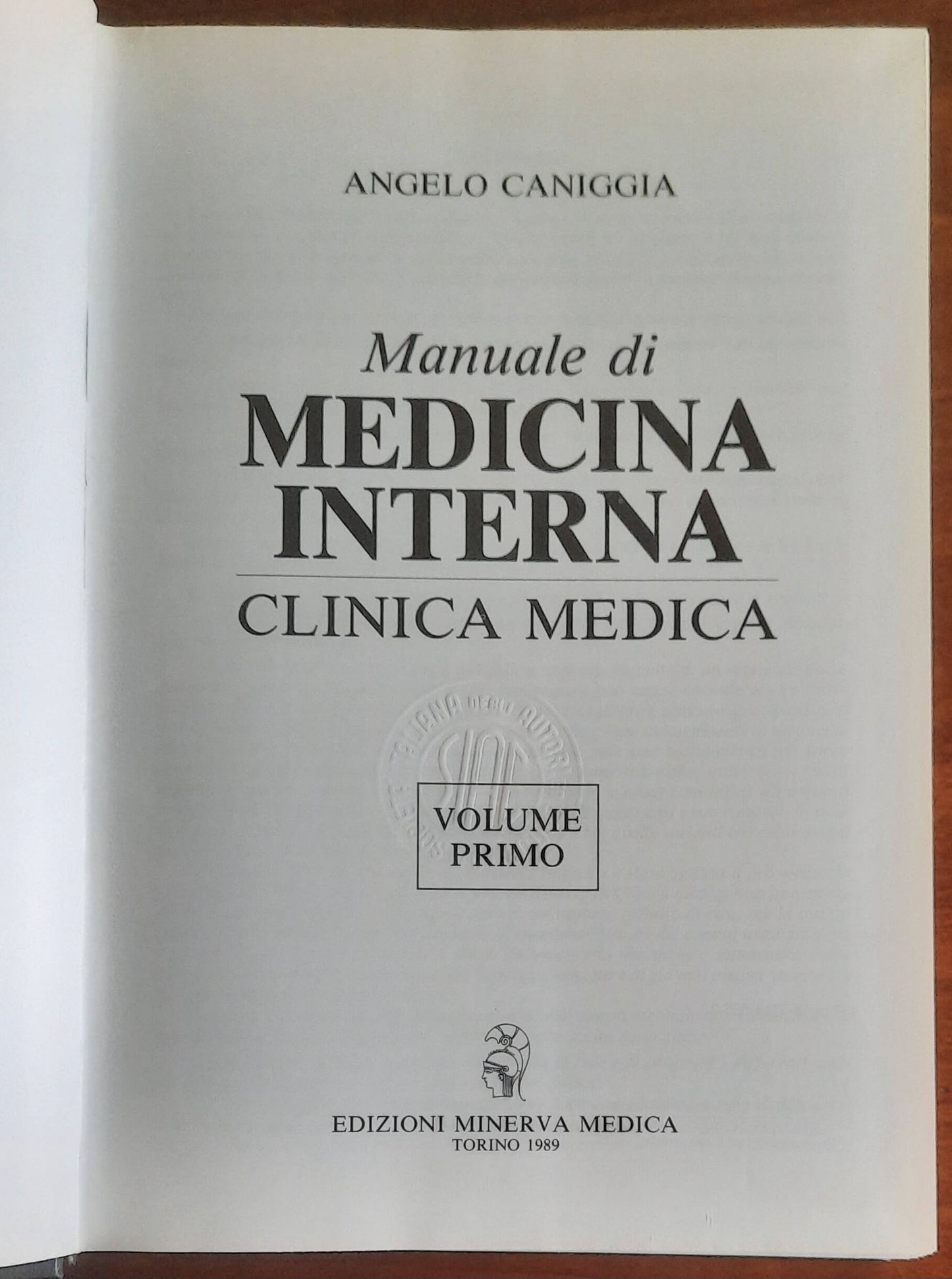 Manuale di Medicina Interna - in due vol. - Edizioni Minerva Medica