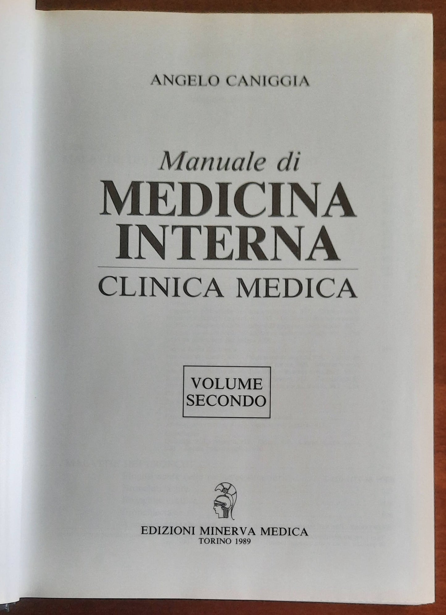 Manuale di Medicina Interna - in due vol. - Edizioni Minerva Medica