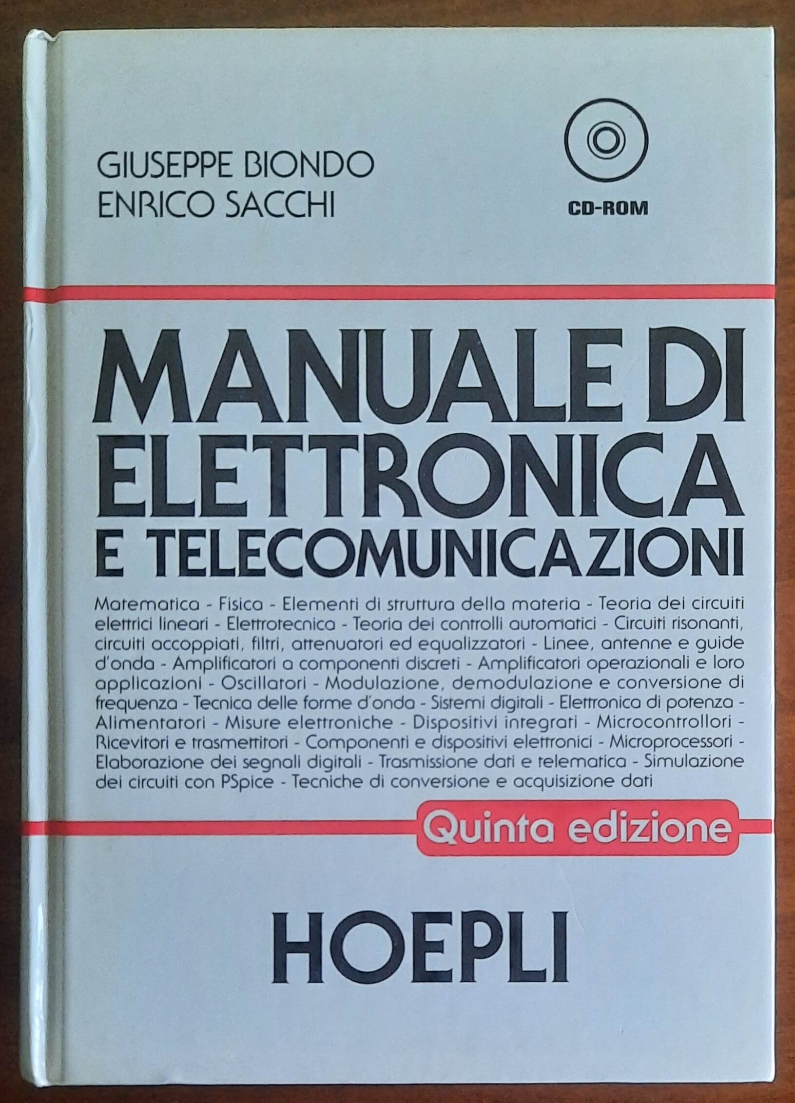 Manuale di elettronica e telecomunicazioni - con CD-Rom - Hoepli