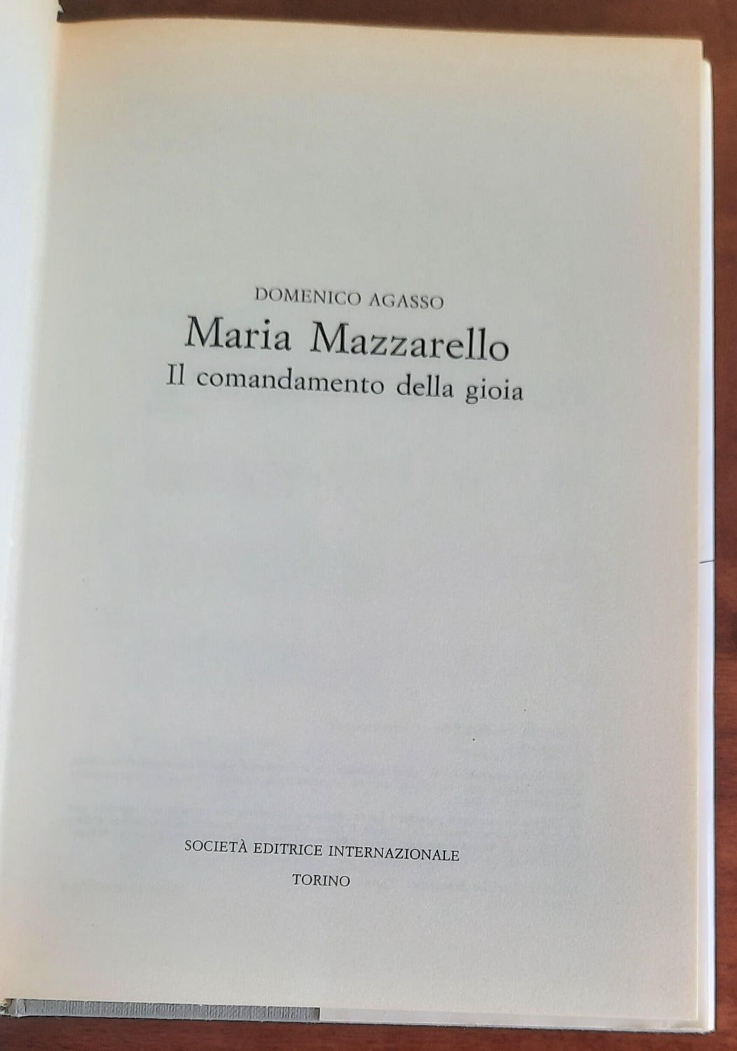 Maria Mazzarello. Il comandamento della gioia