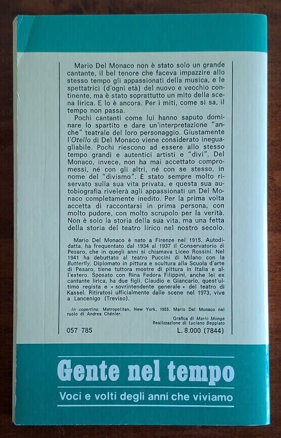 Mario Del Monaco: La mia vita e i miei successi
