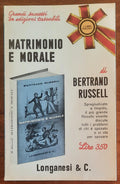 Matrimonio e morale - di Bertrand Russell - Longanesi