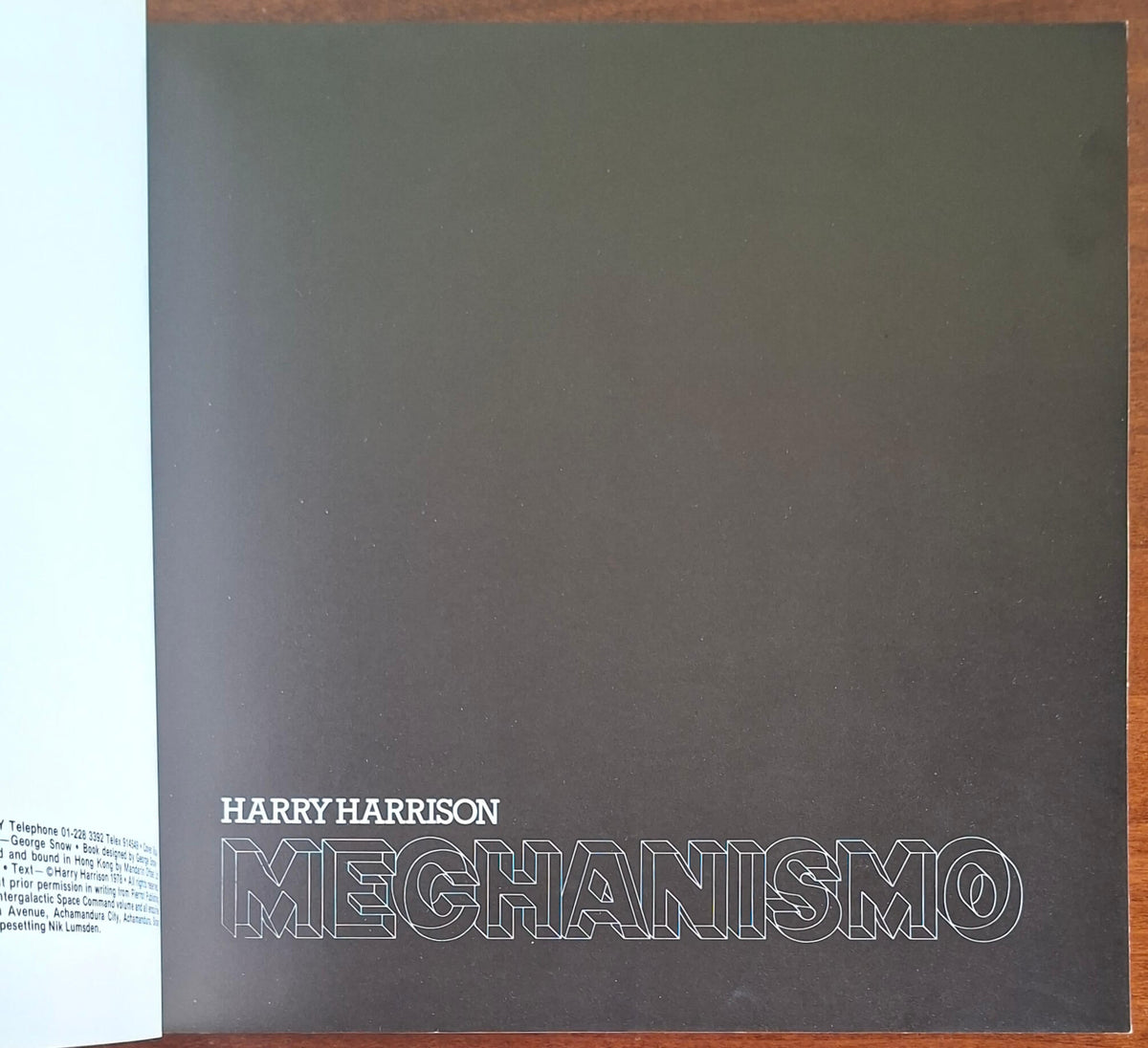 Mechanismo - Harry Harrison - Big O Publishing