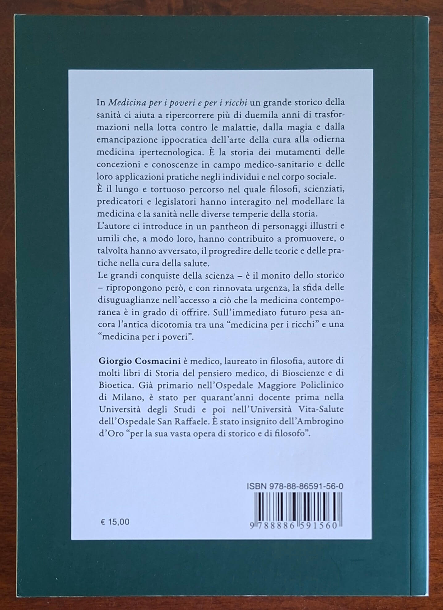 Medicina per i poveri e per i ricchi. Storia della salute e della sanità