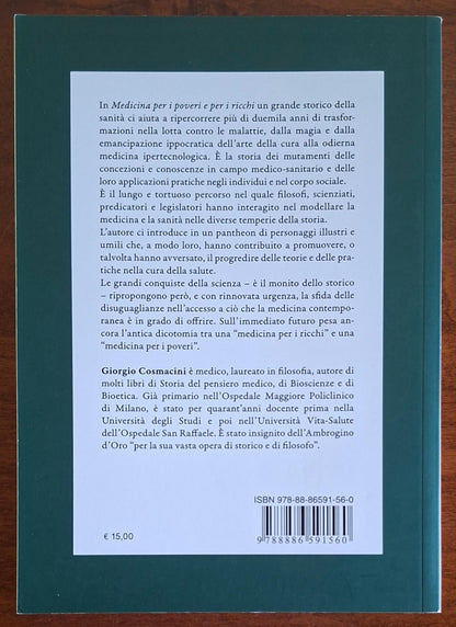 Medicina per i poveri e per i ricchi. Storia della salute e della sanità