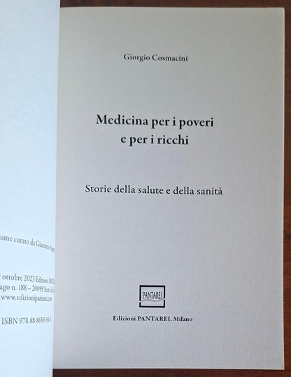 Medicina per i poveri e per i ricchi. Storia della salute e della sanità