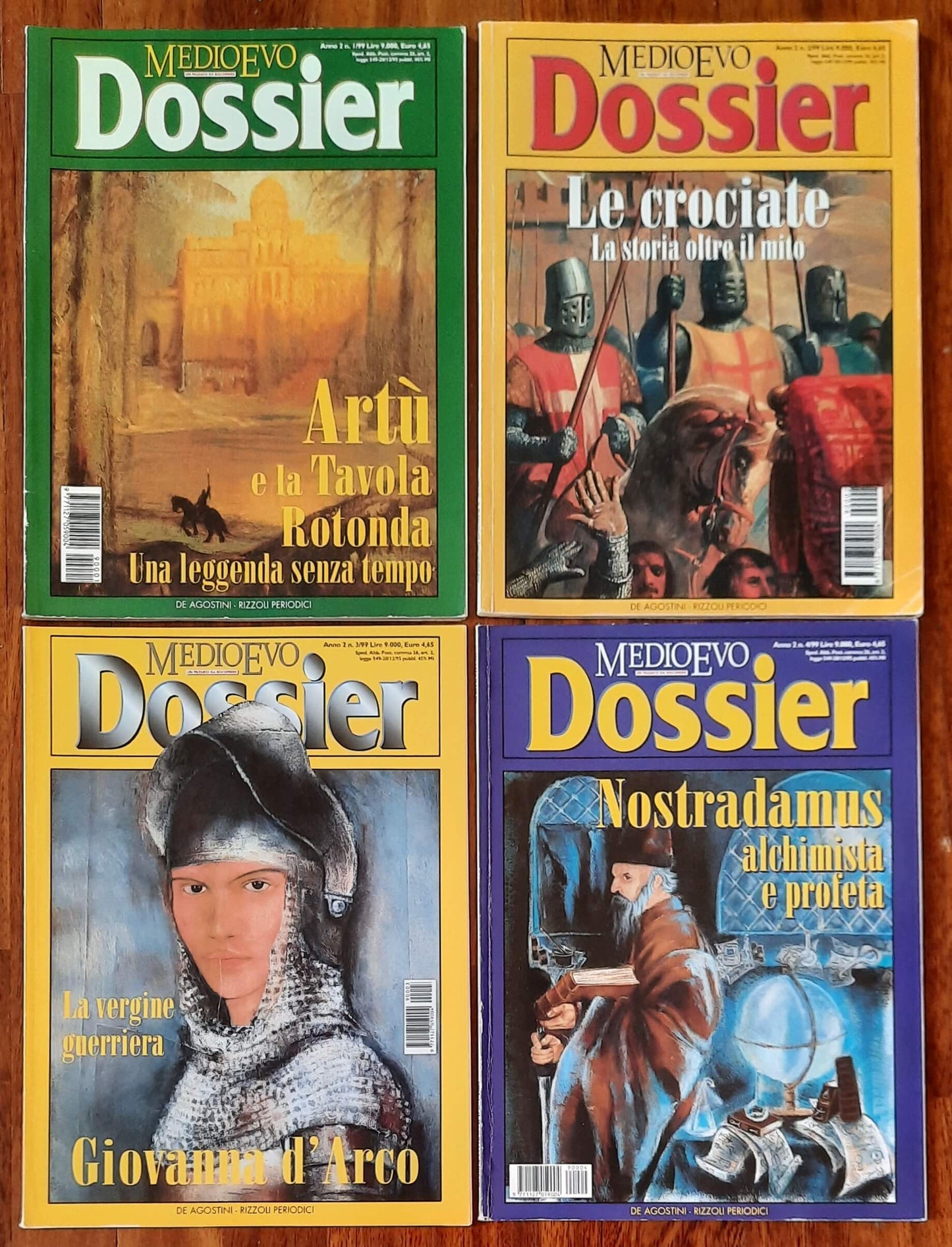 Medioevo Dossier Gen - Feb - Mar - Apr - 1999 - (4 riviste)