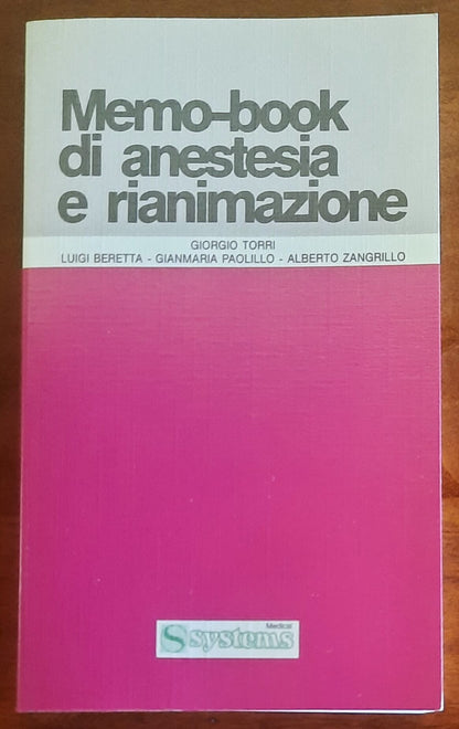 Memo-book 2 di anestesia e rianimazione - Medical Systems