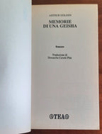 Memorie di una geisha - di Arthur Golden - Tea