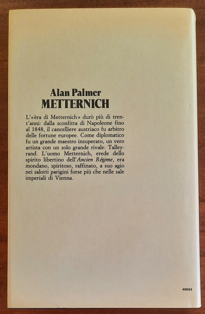 Metternich. Il «genio» della reazione