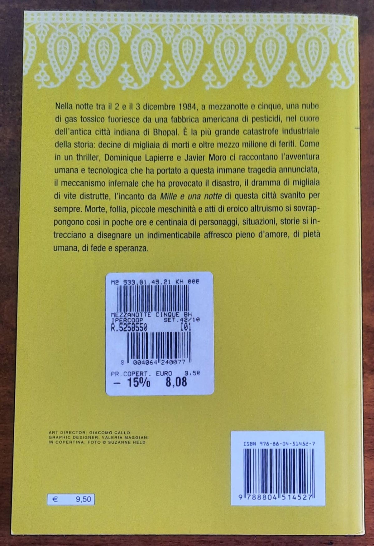 Mezzanotte e cinque a Bhopal - di Dominique Lapierre e Javier Moro