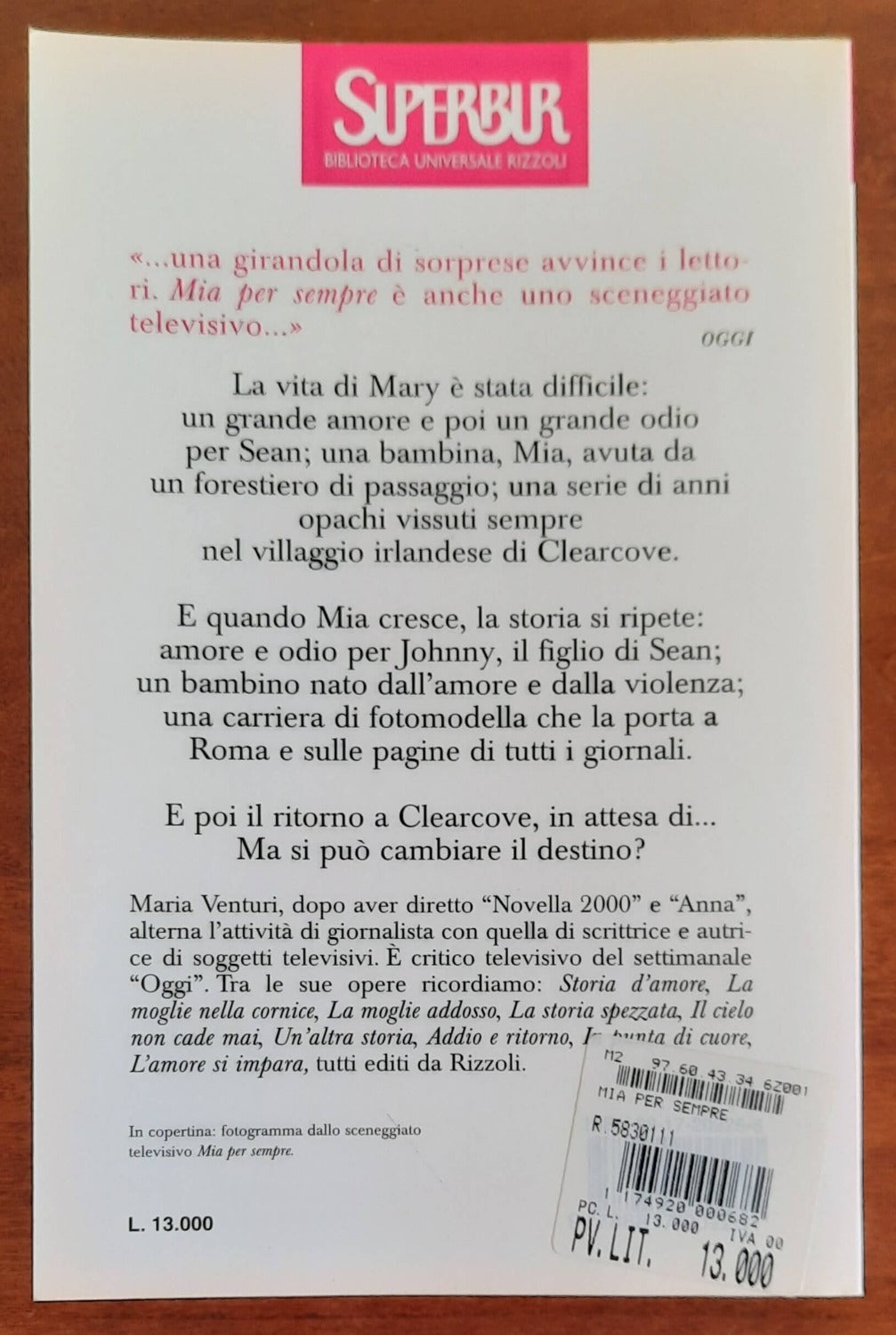 Mia per sempre - di Maria Venturi - Libreria Biellese