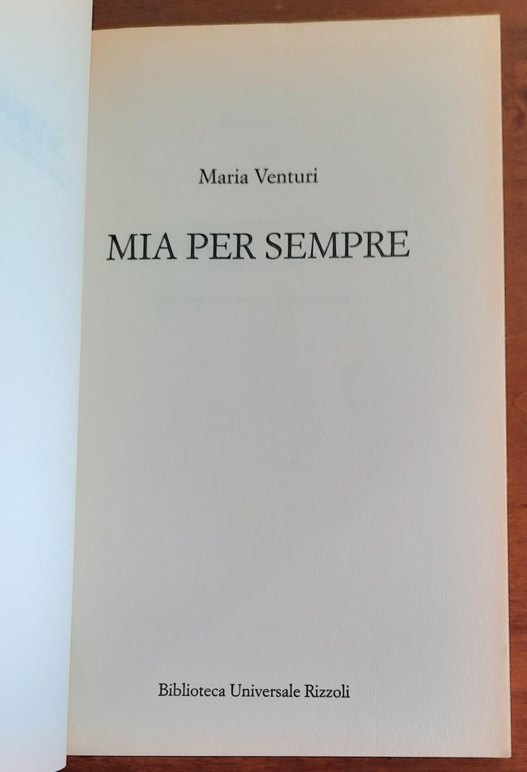 Mia per sempre - di Maria Venturi - Libreria Biellese