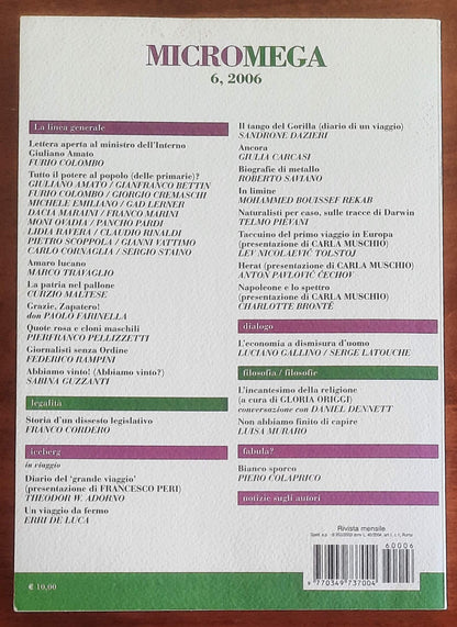 Micro Mega n. 06 - 2006