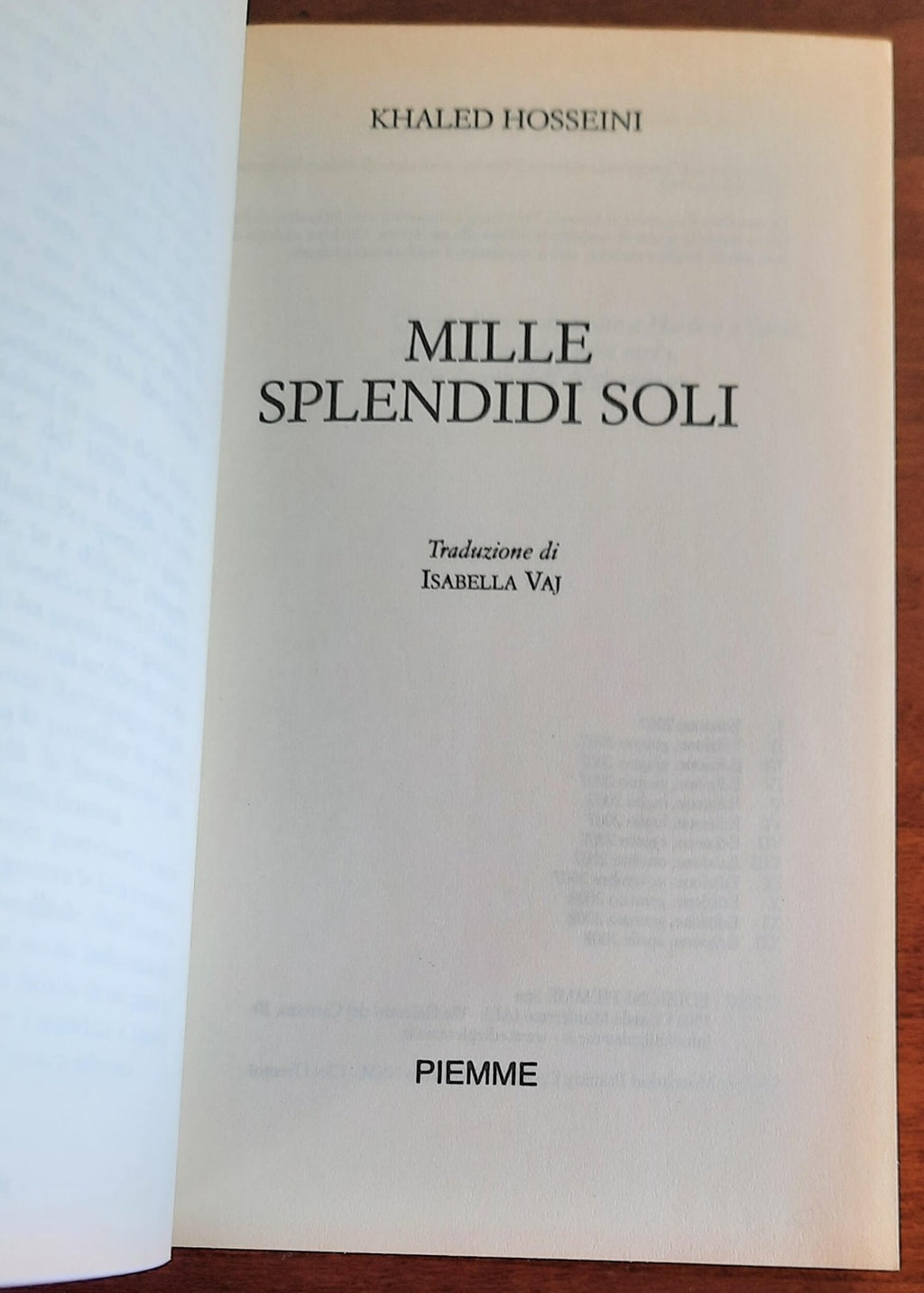 Mille splendidi soli
