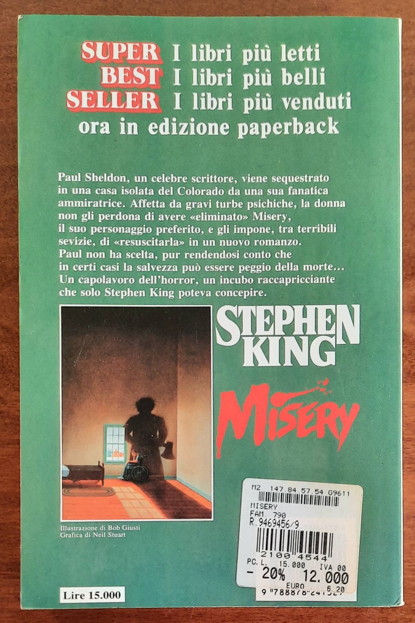 Misery - di Stephen King - Sperling Paperback